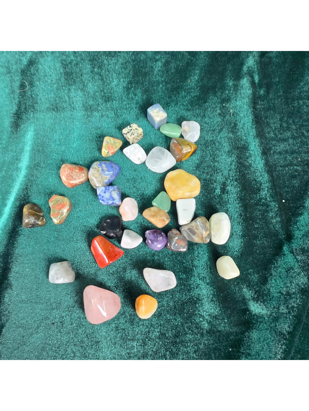 Mixed Lot Polished Tumbled Gemstones about 4.2oz
